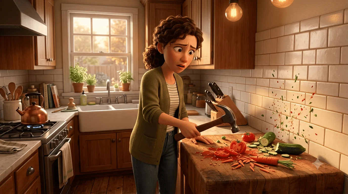 If you pay attention, you might discover your decision methods are like smashing veggies with a hammer - there are better methods out there.